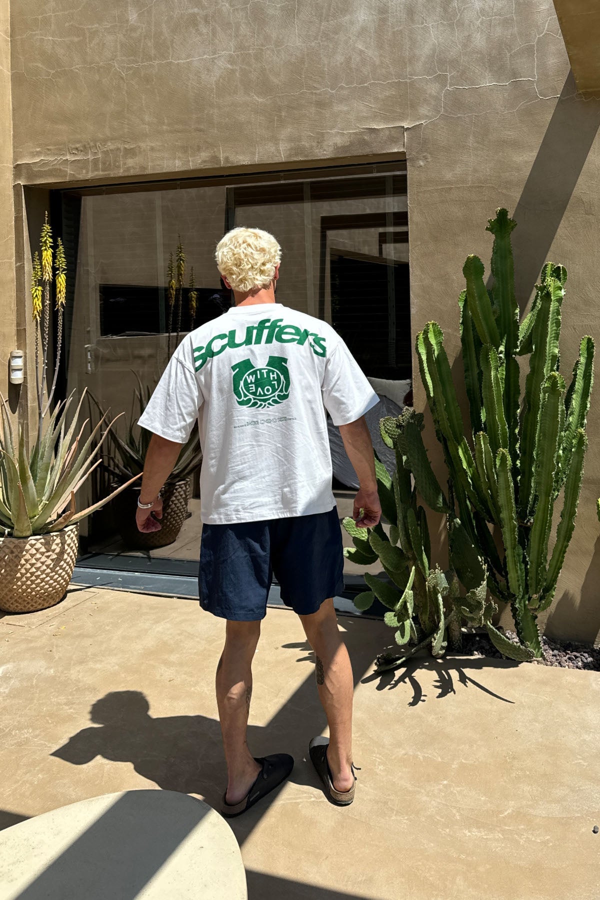 T-shirt Familia écru