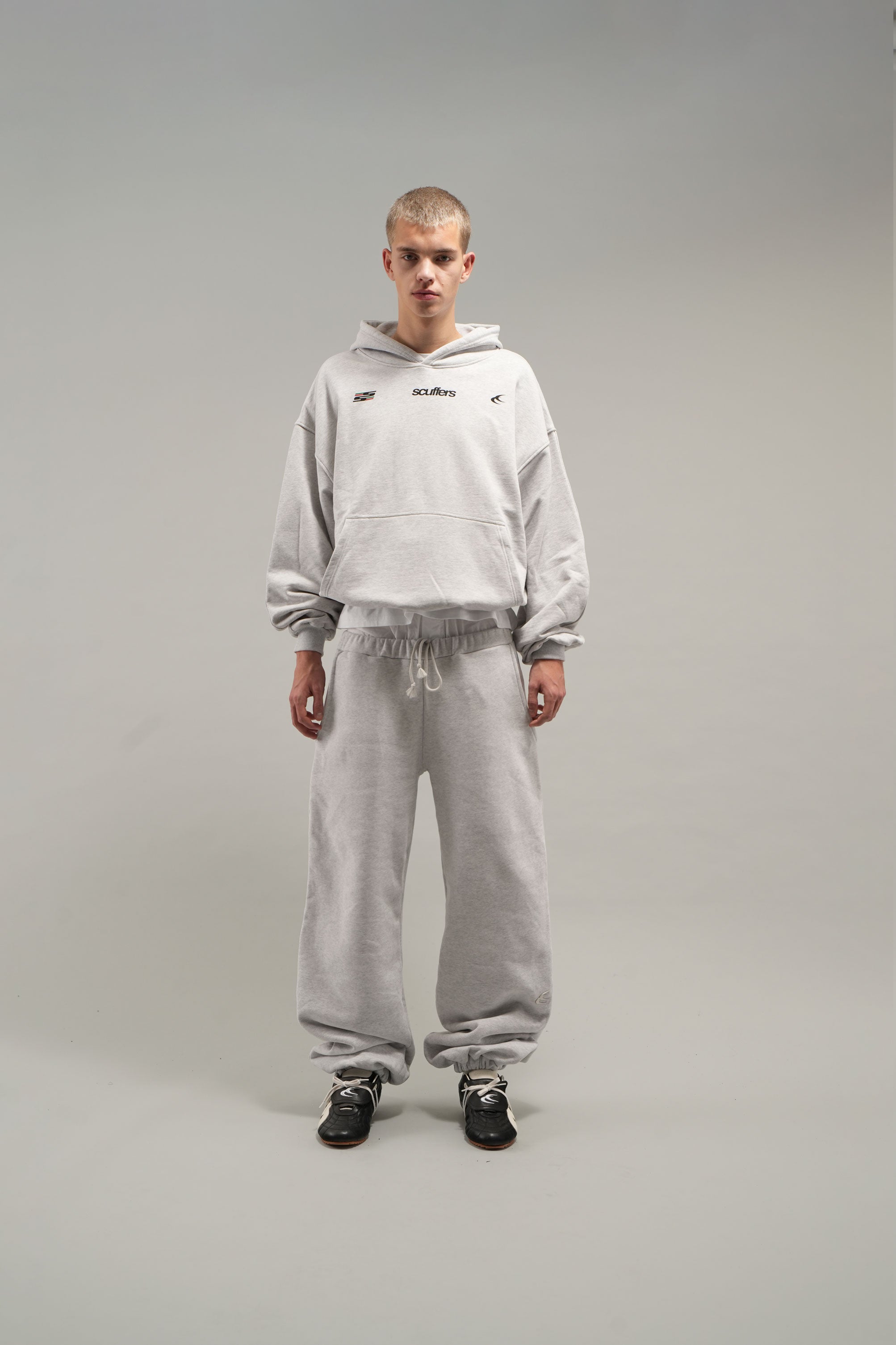 Pantalon gris chiné de tous les jours